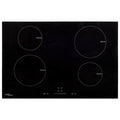 Placa de inducción con 4 quemadores control táctil 77 cm 7000 W