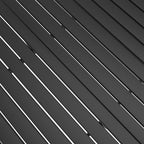 Mesa de jardín de acero gris antracita 140x80x72 cm
