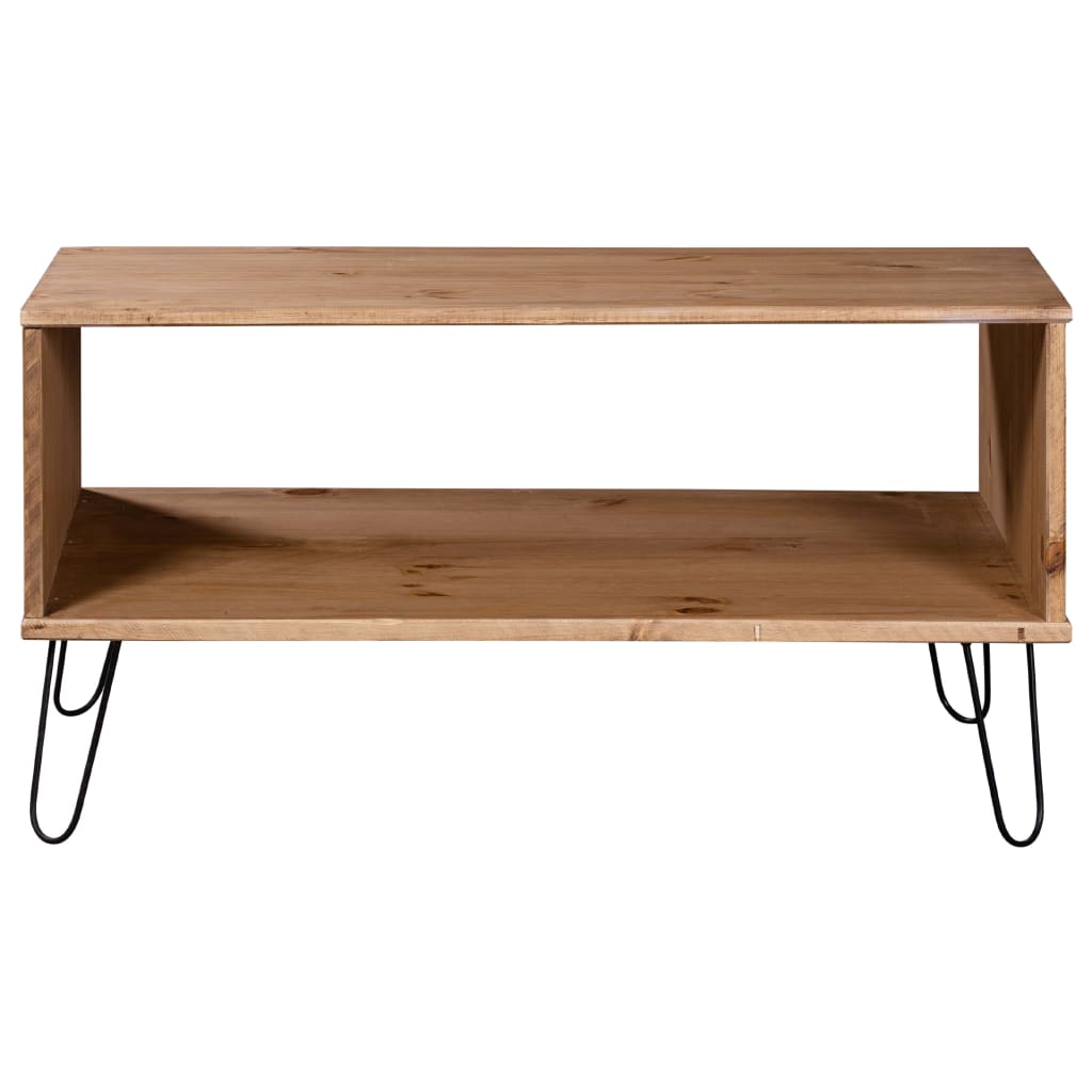 Mesa de centro New York madera maciza pino madera clara