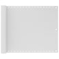 Toldo para balcón HDPE amarillo y blanco 90x300 cm