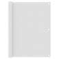 Toldo para balcón HDPE amarillo y blanco 90x300 cm