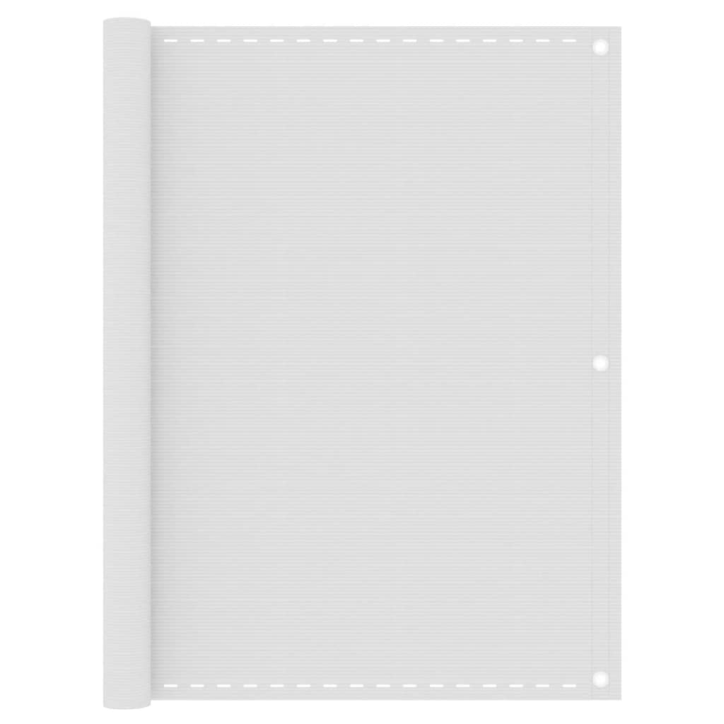 Toldo para balcón HDPE amarillo y blanco 90x300 cm