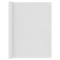 Toldo para balcón HDPE amarillo y blanco 90x300 cm