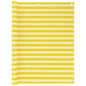 Yellow HDPE balcony awning 120x300 cm