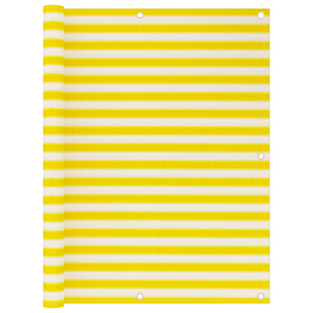Toldo para balcón HDPE amarillo 120x300 cm