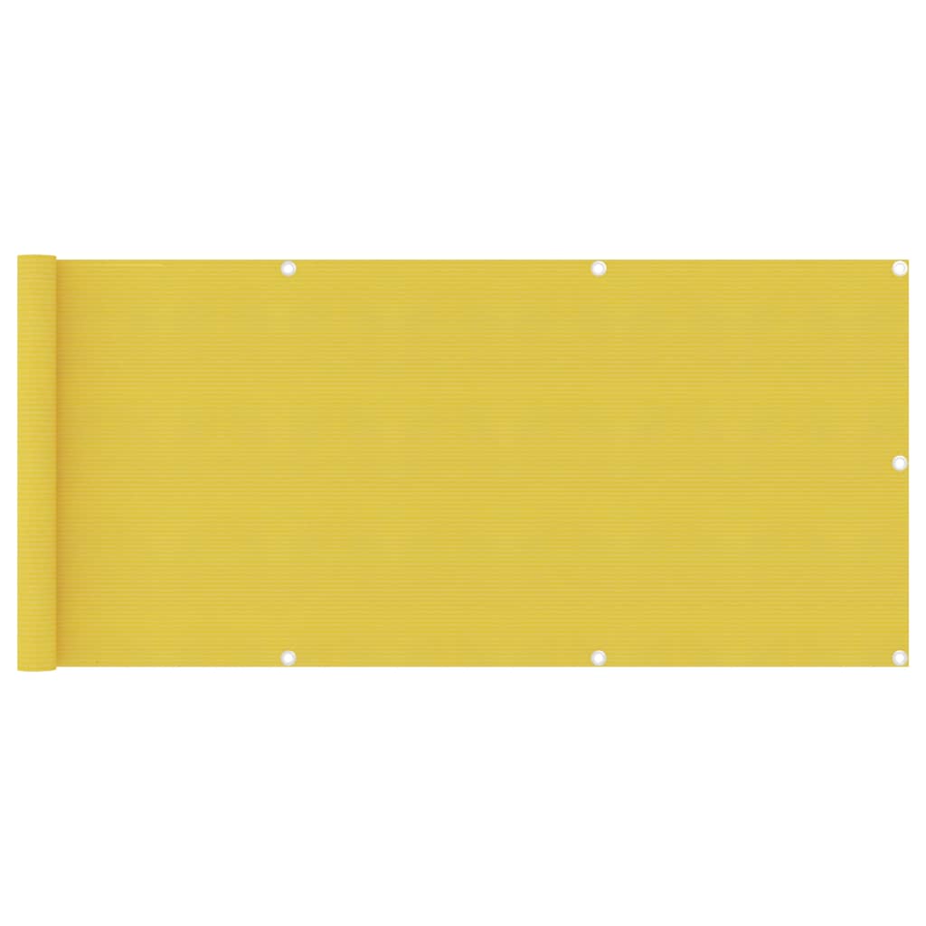 Toldo para balcón HDPE amarillo 120x300 cm