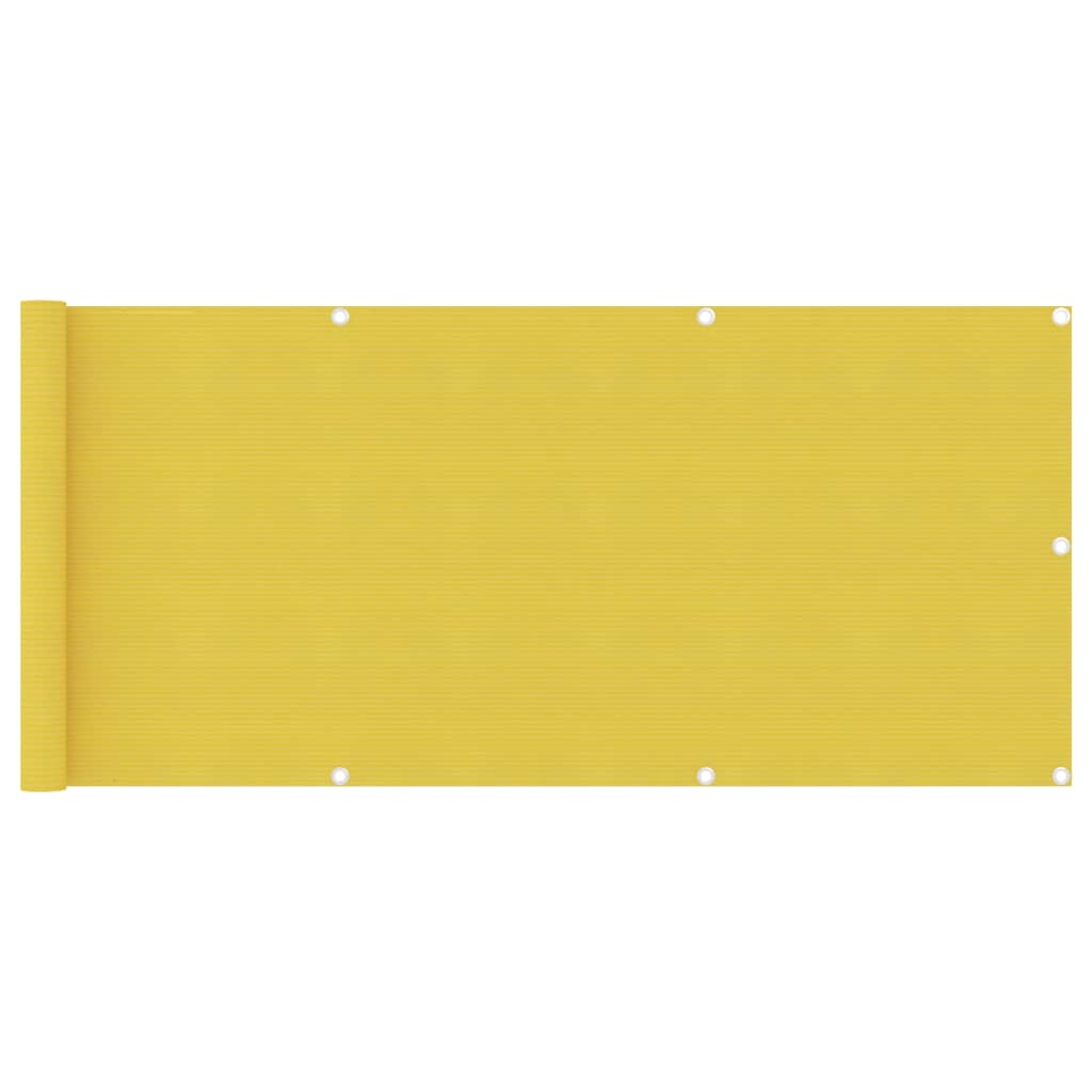 Toldo para balcón HDPE amarillo 120x300 cm