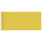 Yellow HDPE balcony awning 120x300 cm
