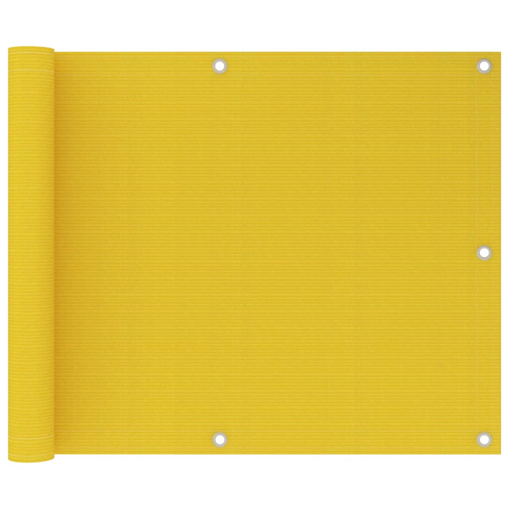 Toldo para balcón HDPE amarillo 120x300 cm