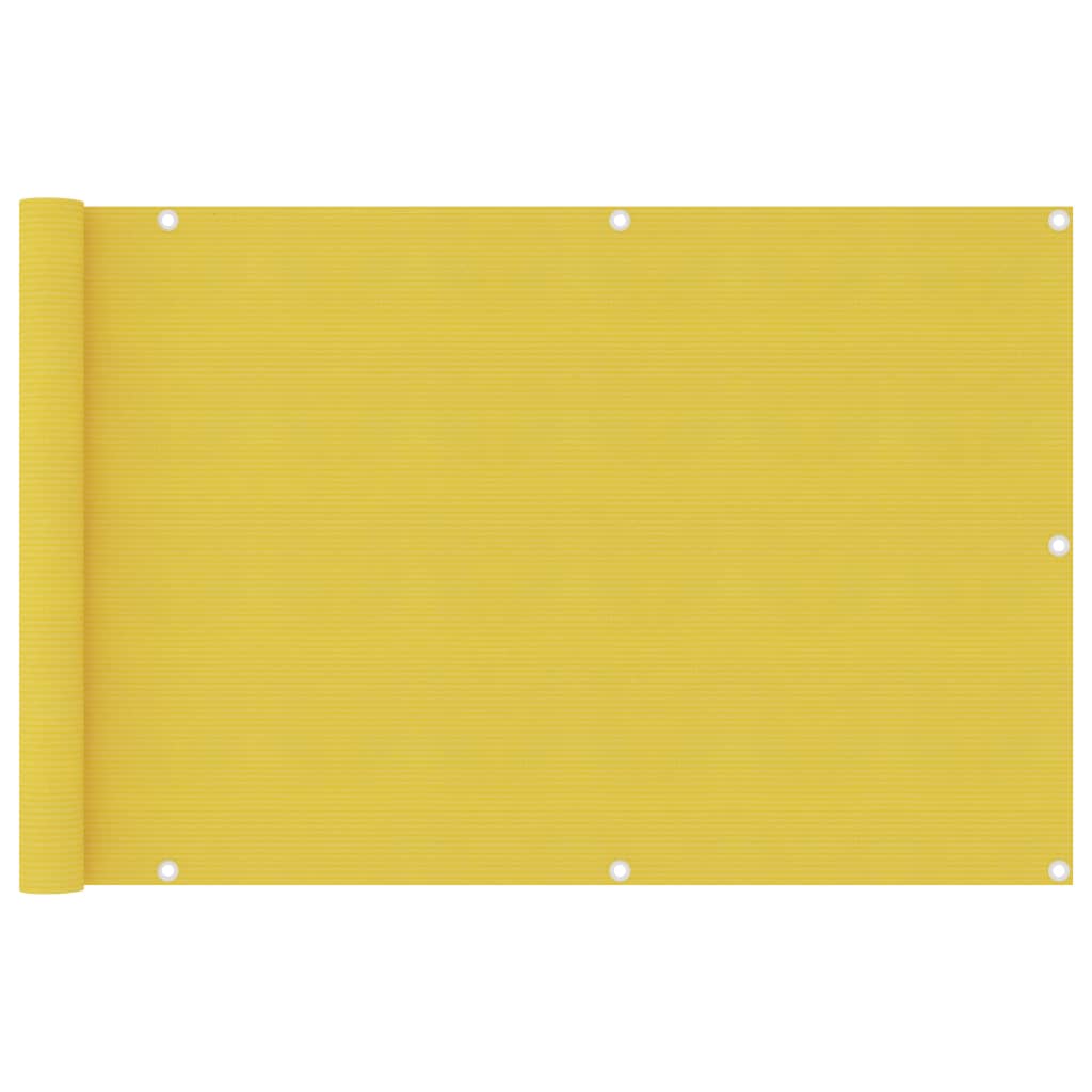 Toldo para balcón HDPE amarillo 120x300 cm
