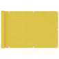 Yellow HDPE balcony awning 120x300 cm