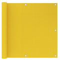 Toldo para balcón HDPE amarillo 90x500 cm