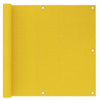 Toldo para balcón HDPE amarillo 90x500 cm