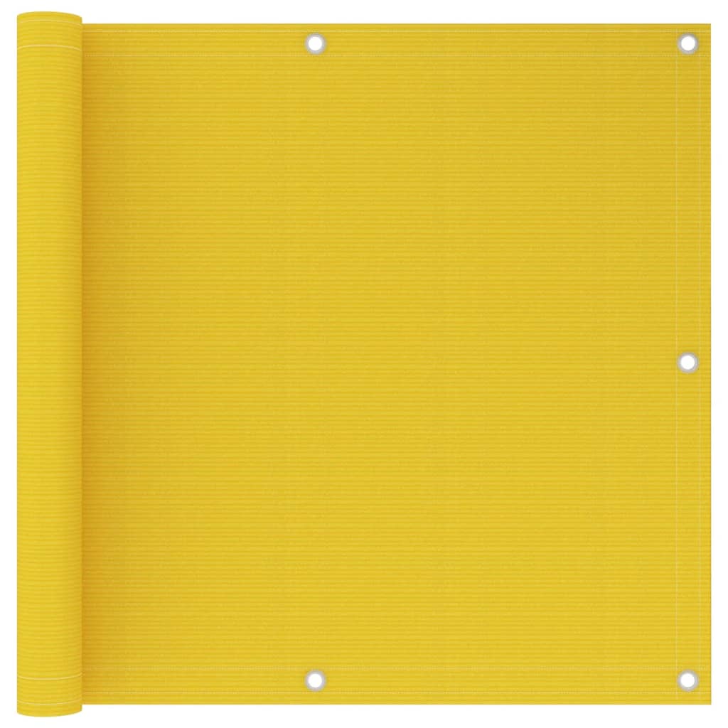 Toldo para balcón HDPE amarillo 120x300 cm