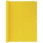 Yellow HDPE balcony awning 120x300 cm