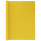 Yellow HDPE balcony awning 120x300 cm