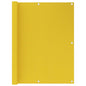 Yellow HDPE balcony awning 120x300 cm