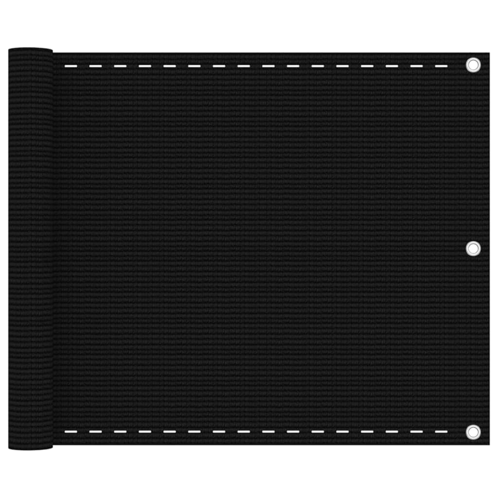 Toldo para balcón HDPE amarillo y blanco 90x300 cm