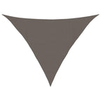 Toldo de vela antracita HDPE 160 g/m² 4x4x5,8 m