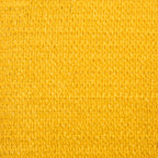 Toldo de vela amarillo HDPE 160 g/m² 3,6x3,6x3,6 m