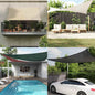 Toldo de vela blanco HDPE 160 g/m² 2,5x2,5 m