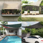 Toldo de vela amarillo HDPE 160 g/m² 3,6x3,6x3,6 m