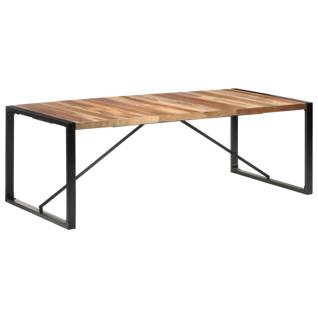 Mesa de comedor madera maciza reciclada 200x100x75 cm