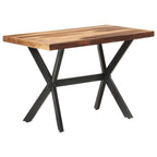 Mesa de comedor de madera acacia acabado miel 120x60x75 cm