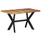 Mesa de comedor de madera acacia acabado miel 120x60x75 cm