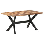Mesa de comedor de madera acacia acabado miel 120x60x75 cm