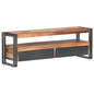 Mueble de TV de madera maciza 120x30x40 cm