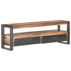Mueble de TV de madera maciza 120x30x40 cm
