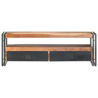 Mueble de TV de madera maciza 120x30x40 cm