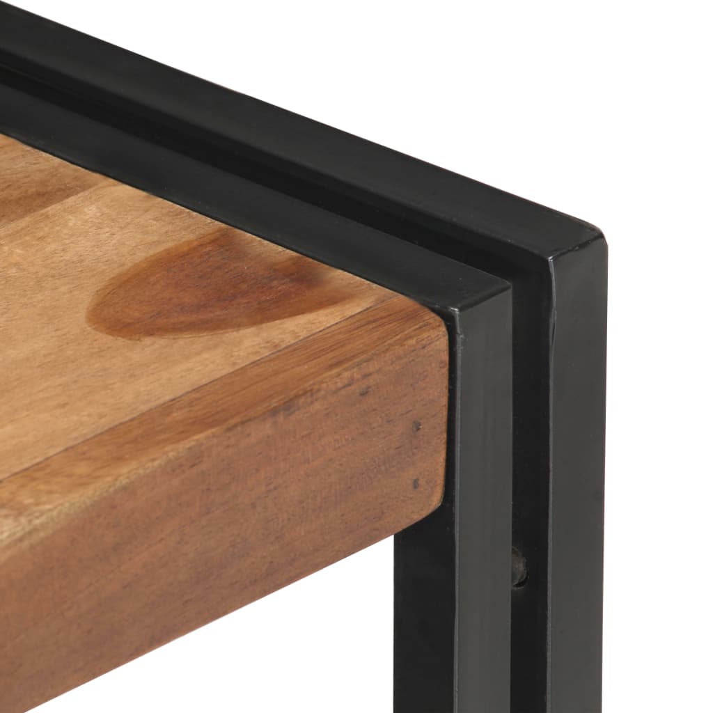 Mueble de TV de madera maciza 120x30x40 cm