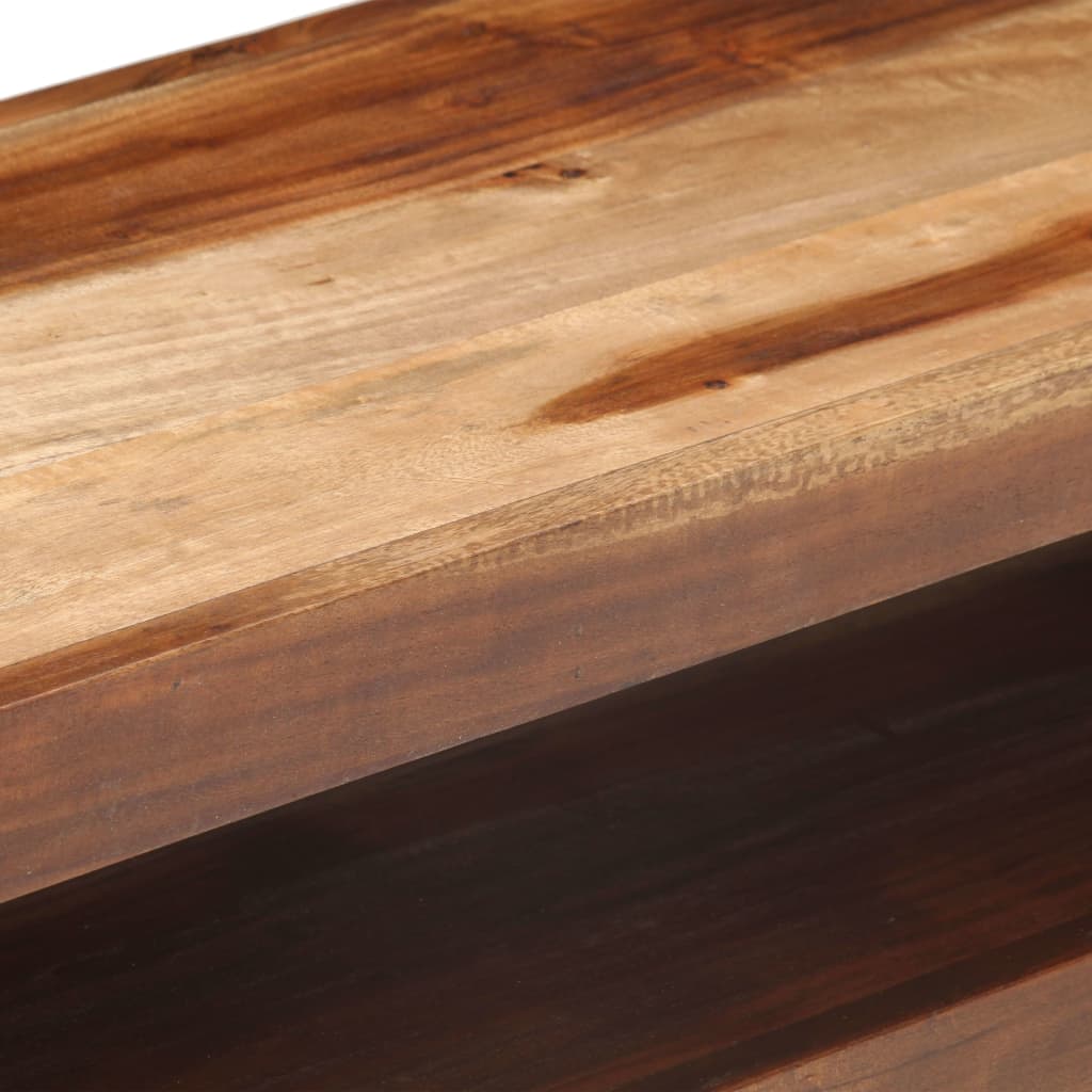 Mueble de TV de madera maciza 120x30x40 cm