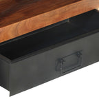 Mueble de TV de madera maciza 120x30x40 cm