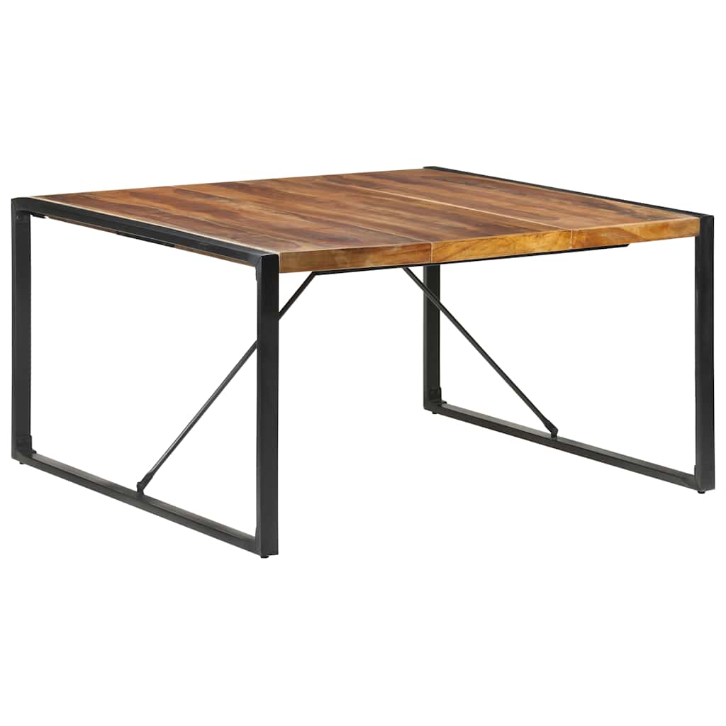 Mesa de comedor de madera acacia acabado miel 120x60x75 cm