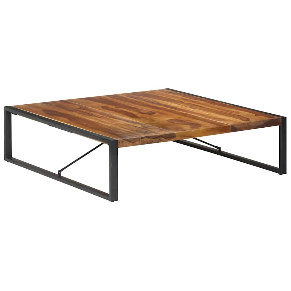 Mesa de centro de madera de mango rugosa 180x90x40 cm