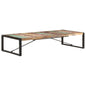 Mesa de centro de madera maciza reciclada 120x120x40 cm