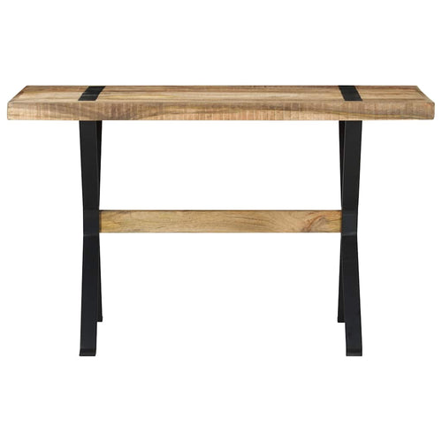 Rough mango wood dining table 120x60x76 cm