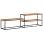 Mueble de TV de madera maciza de acacia 180x30x50 cm
