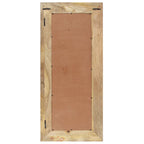 Espejo de madera maciza de mango 110x50 cm
