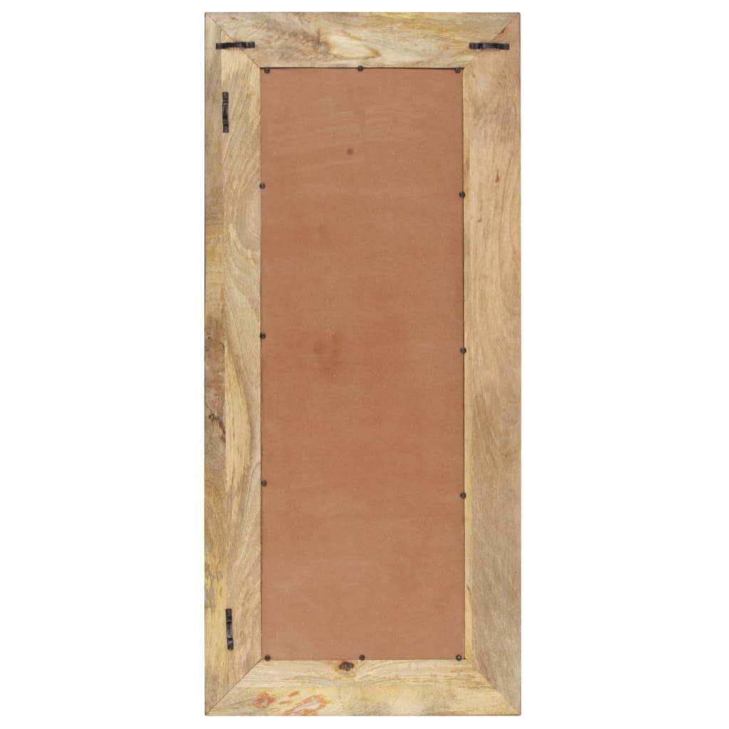Espejo de madera maciza de mango 110x50 cm