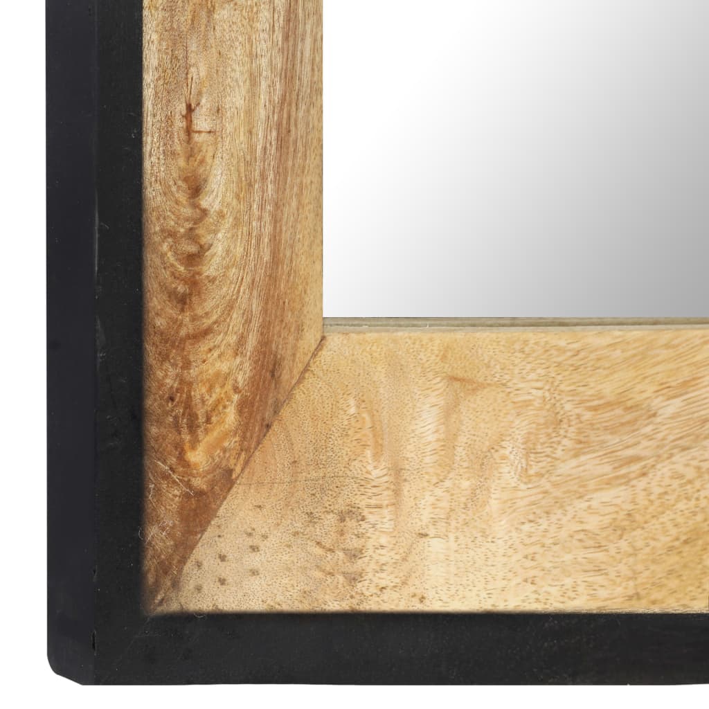 Espejo de madera maciza de mango 110x50 cm