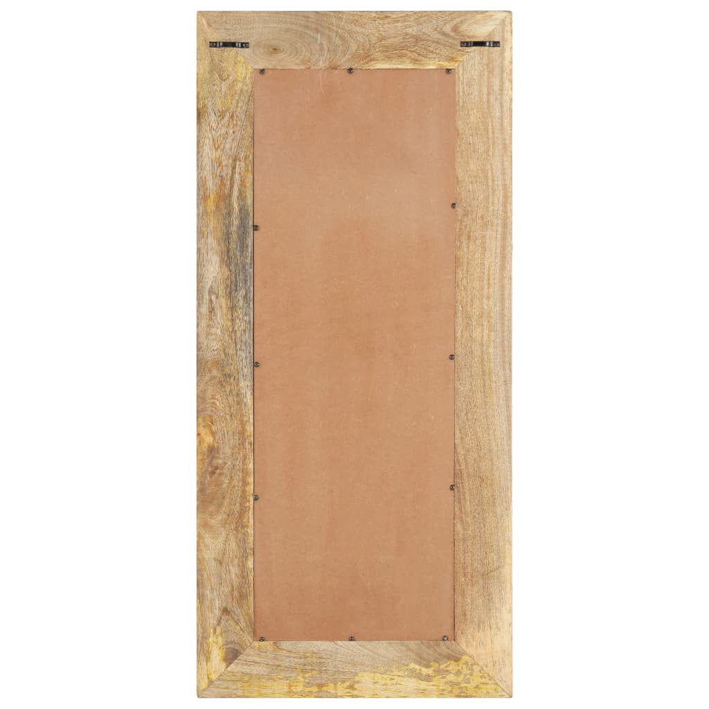 Espejo de madera maciza de mango 50x3x110 cm