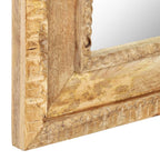 Espejo de madera maciza de mango 50x3x110 cm