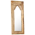 Espejo de madera maciza de mango 50x3x110 cm