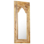Espejo de madera maciza de mango 50x3x110 cm