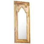 Espejo de madera maciza de mango 50x3x110 cm