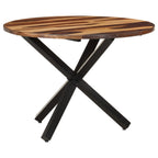 Mesa de comedor 140x70x75 cm madera maciza acacia
